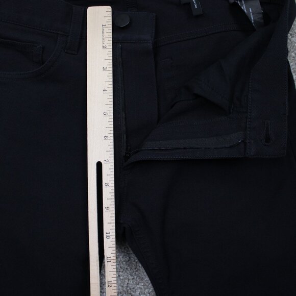 Theory Raffi Neoteric Twill Pants Men 28 Black Cotton/Nylon Stretch w/28" inseam - Picture 9 of 13